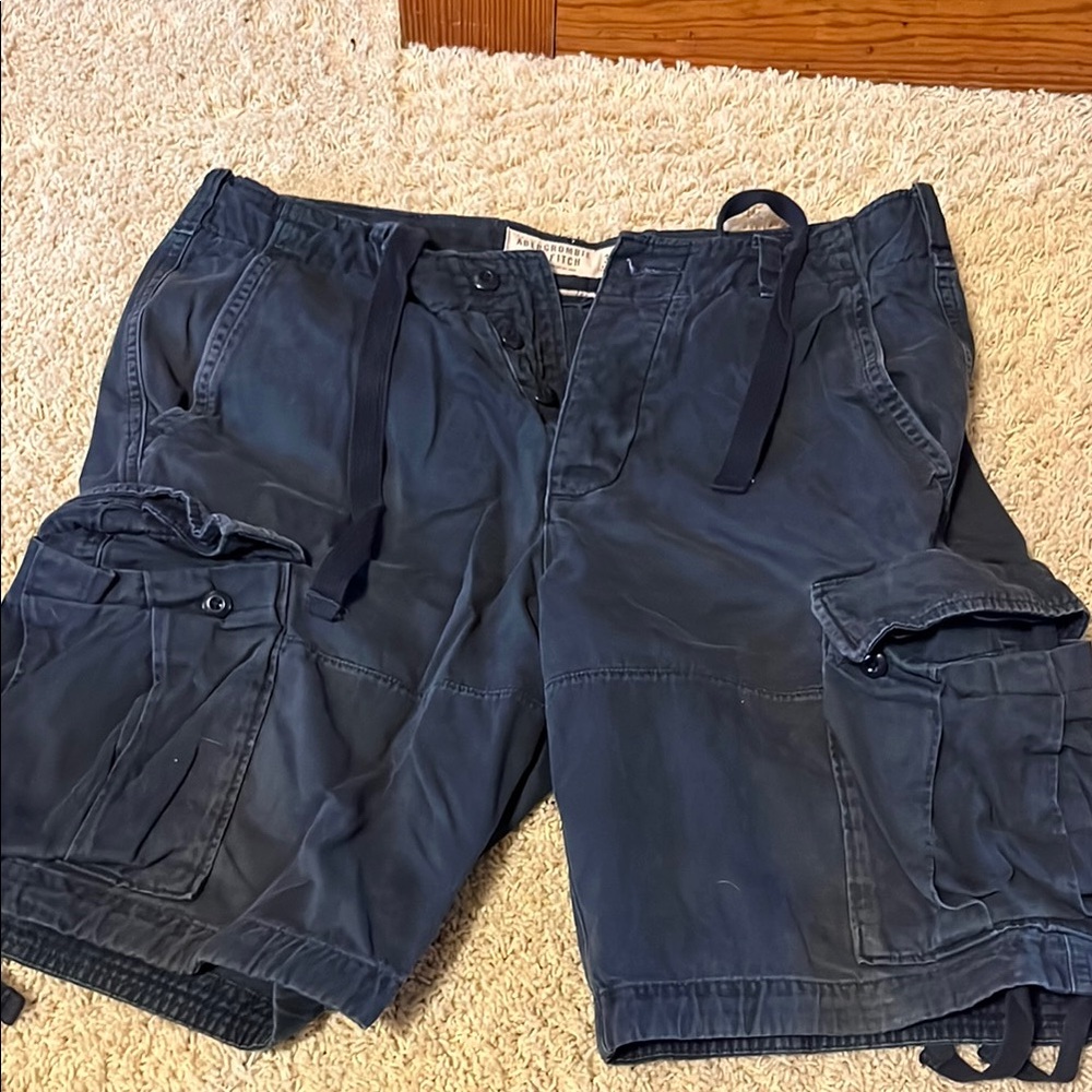 Men's Navy Cargo Shorts